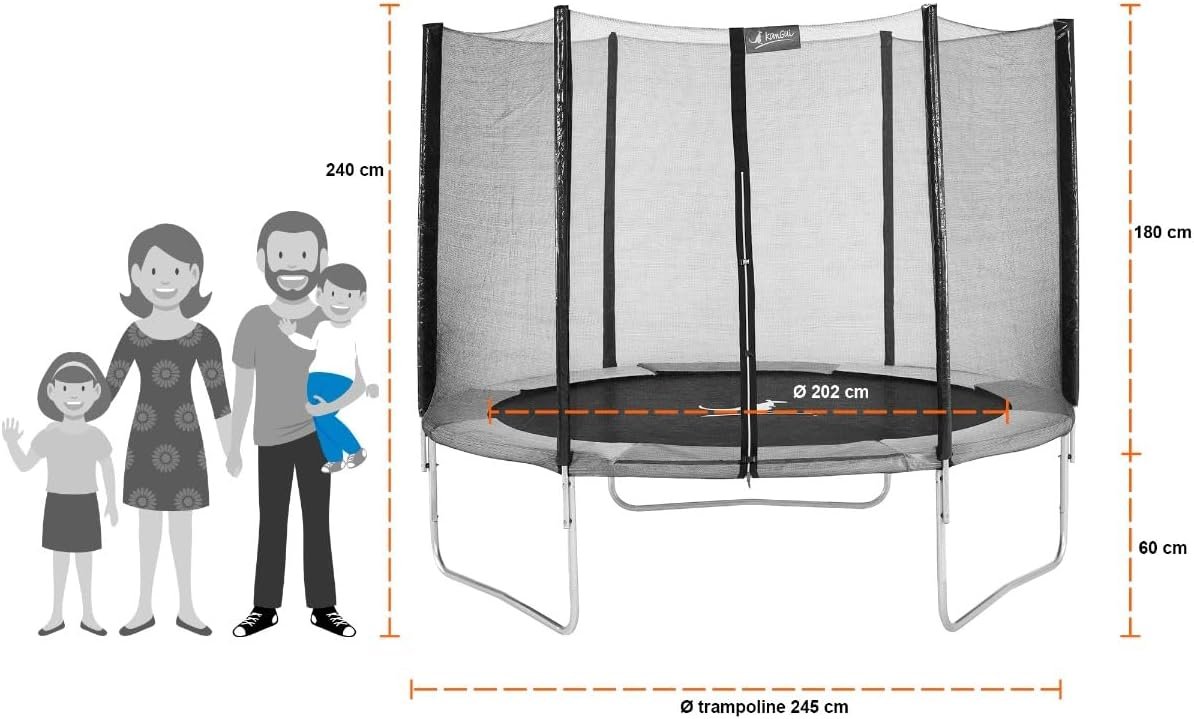 trampoline kanguin dimensions